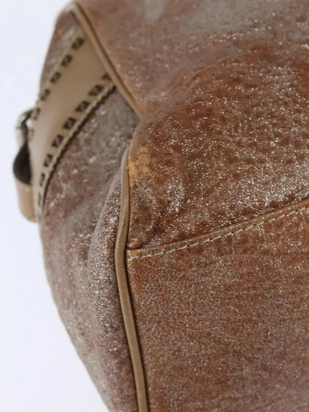 FENDI Etnico Hand Bag Leather Pink Auth - Picture 5 of 16